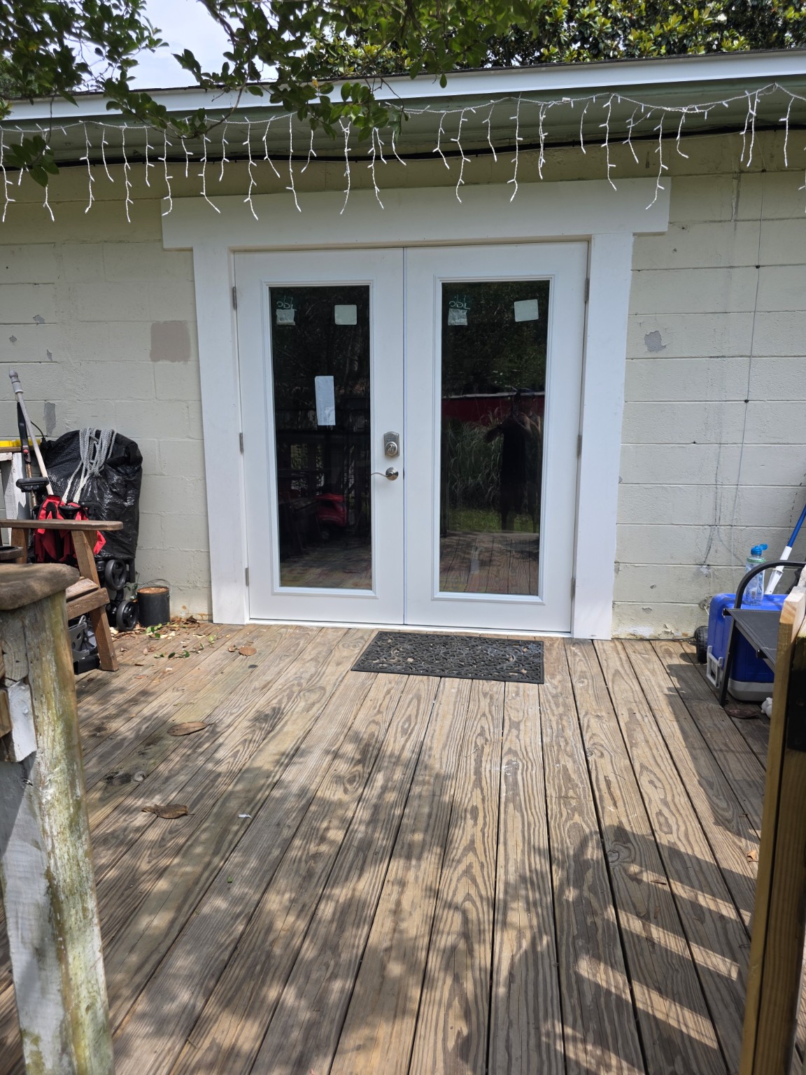 White French doors
